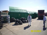 2900 kg di Pneumatici Fuori Uso prelevate nel comune di Caivano - Foto 01